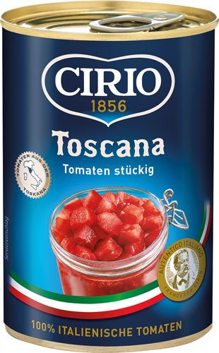 Cirio Toscana Tomaten stückig 400 g - Bild 1