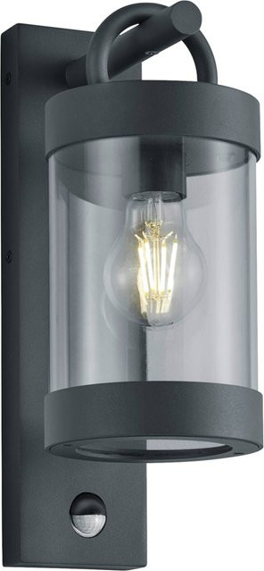 Trio Sambesi LED-Außenwandleuchte mit Bewegungsmelder in Anthrazit, B/H/T: 12,5 x 33 x 12,5 cm - Bild 1