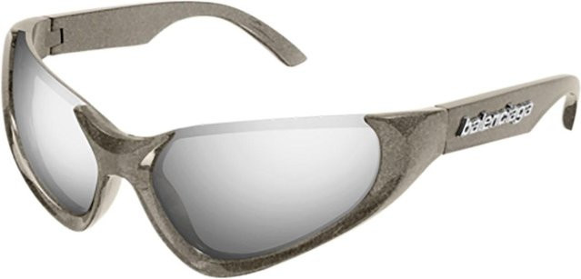 Balenciaga BB0202S Sonnenbrille Cat Eye, Acetat, Grau, Herren - Bild 1