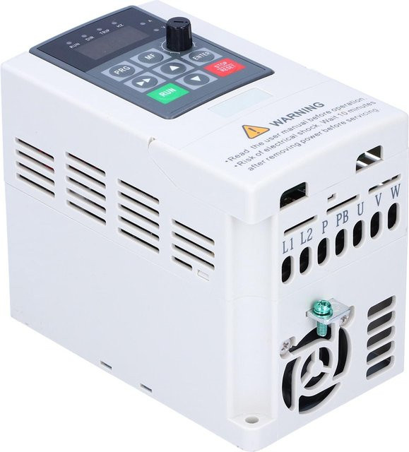 TOMTOP JMS Frequenzumrichter JLSE2S mit PAM-Steuerung, einphasiger Eingang/Ausgang, 1,5 kW, 220 V, Weiß - Bild 1