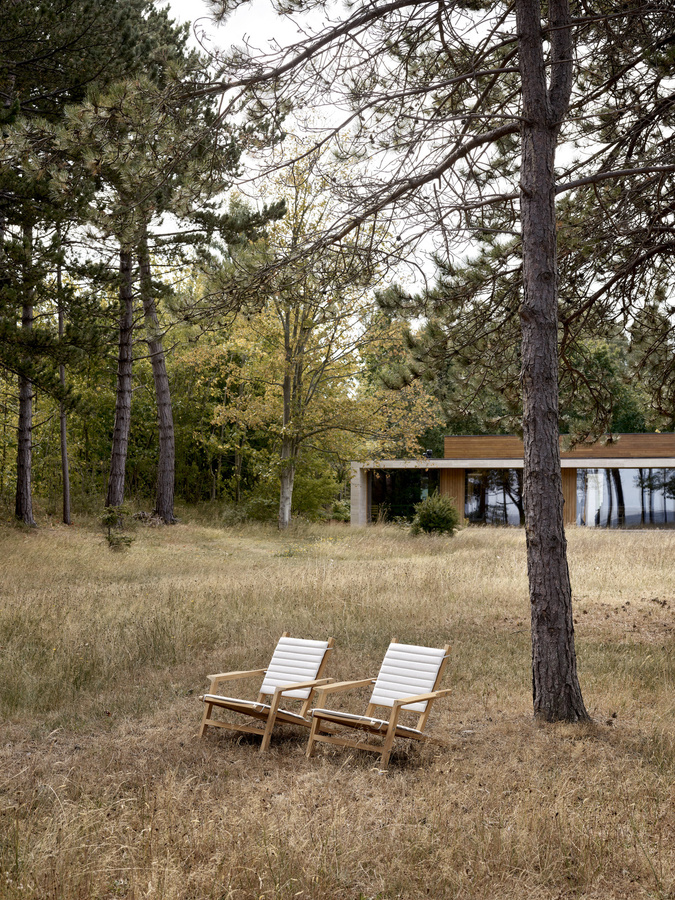 Carl Hansen & Søn Ah603 Outdoor Deck Chair Liegestuhl aus Teakholz in Braun - Bild 2