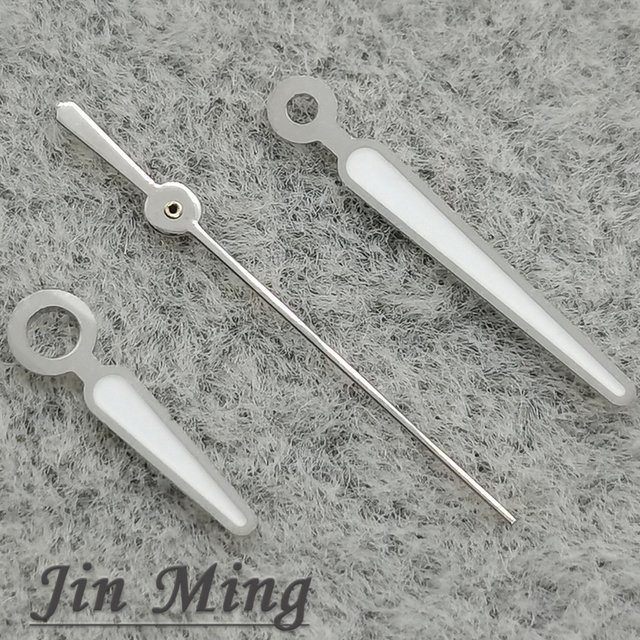 LUJIE Uhrzeiger, Grün Leuchtend, Silber Schwarz, 13*12,5*8 mm, Uhrenzubehör - Bild 1