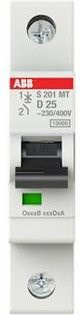 ABB S201MT-D25 Sicherungsautomat 25A 230V MCB in Weiß - Bild 1