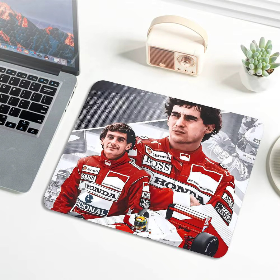 Ayrton Senna Gaming Mousepad von Rastar in Multicolour für Laptop und Tastatur - Bild 4