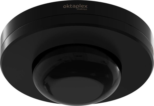 Oktaplex Pia Präsenzmelder mit 360° Erfassungsbereich, LED, IP65, Schwarz - Bild 1