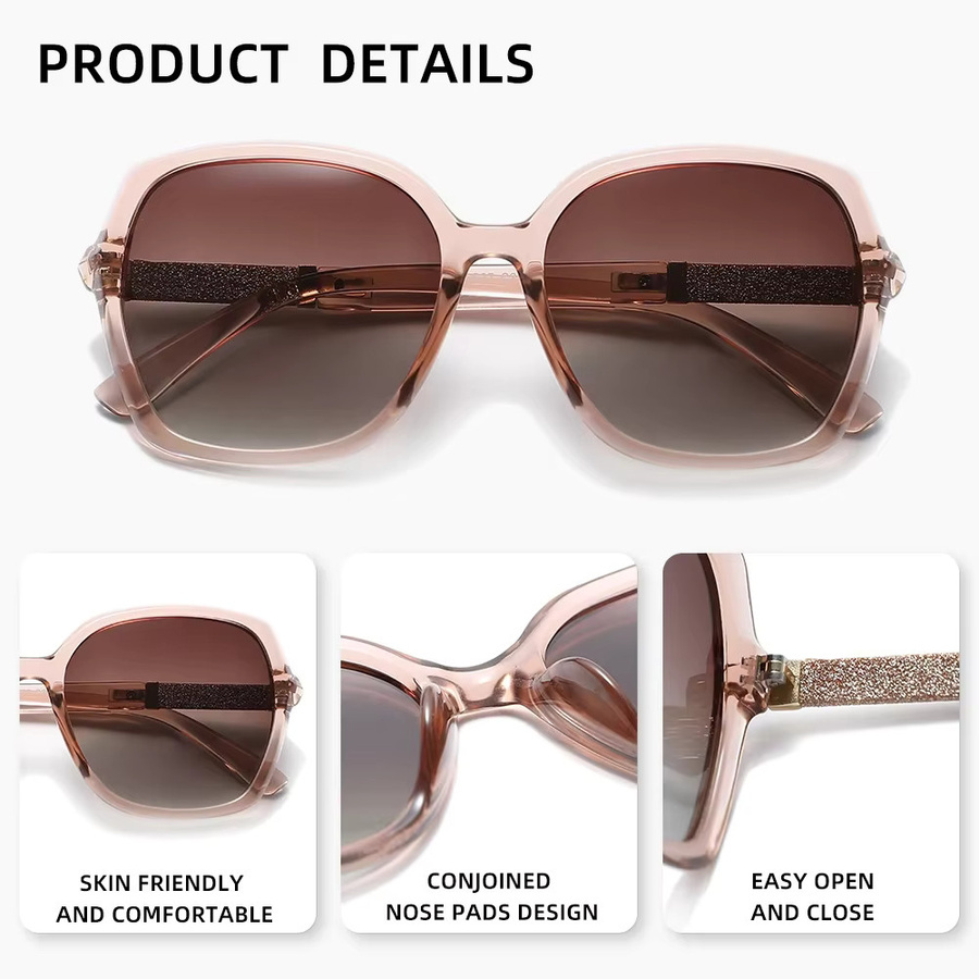 KINGSEVEN Sonnenbrille Schmetterling, Vollrand, Kunststoff, Damen, polarisiert - Bild 3