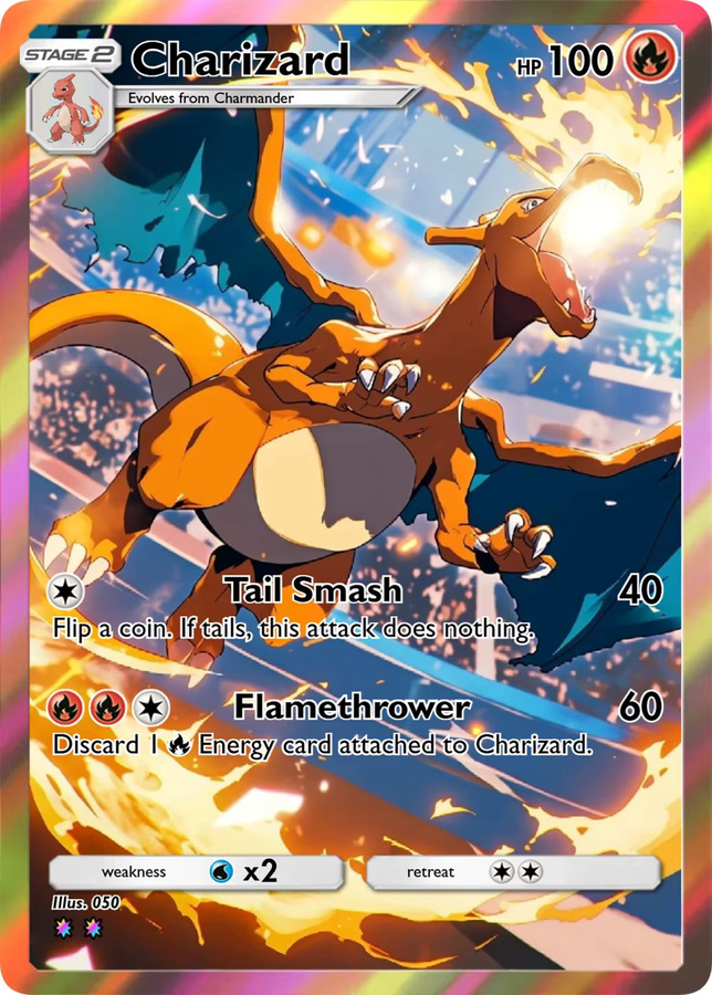 Potdemiel Pokémon Charizard, Spielkarten-Set - Bild 3