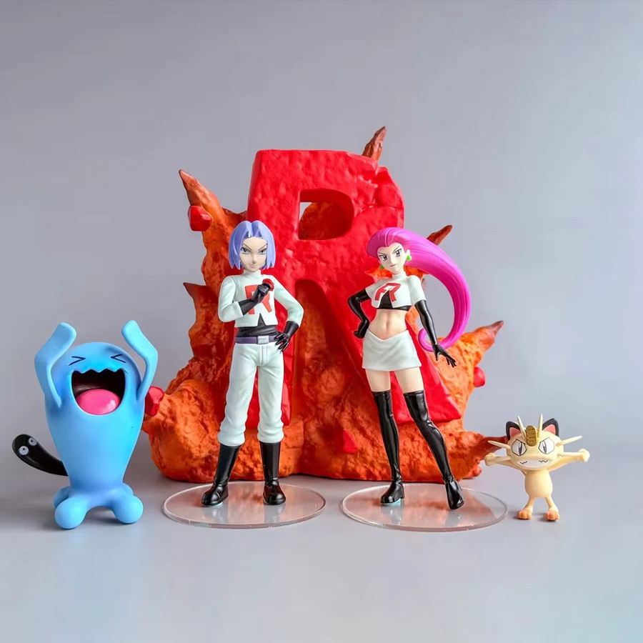 Potdemiel Pokémon Rocket Team Actionfiguren, Einzelfigur, Kunststoff - Bild 2