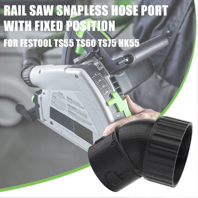 Festool Schlauchhalterung für Führungsschienen der Modelle TS55, TS60, TS75 und HK55 zur festen Positionierung der Absaugung - Bild 1