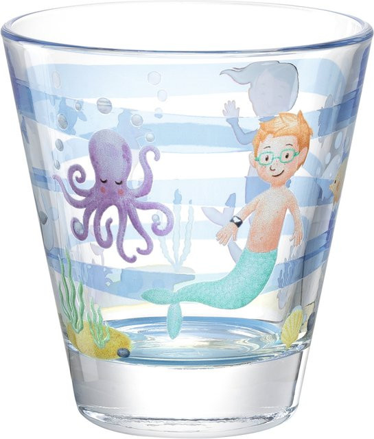 Leonardo Bambini Avventur Trinkglas für Kinder, Multicolor, 220 ml - Bild 1