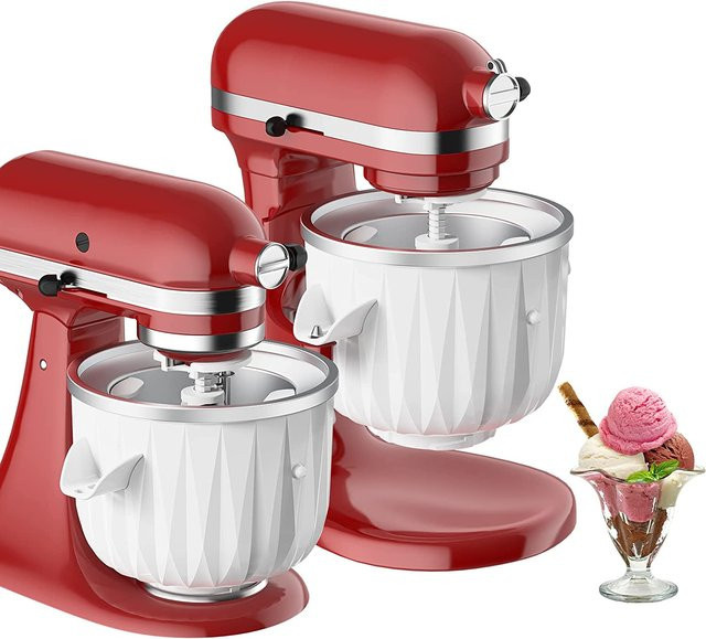 KitchenAid Eisaufsatz für Gelato, Sorbet und Eis mit 2 Liter Fassungsvermögen - Bild 1