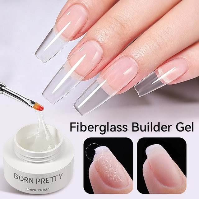 BORN PRETTY Nagelreparatur-Gel, Transparent, 15 ml - Bild 1