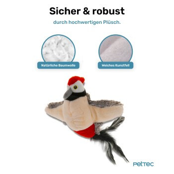 PetTec Specht, interaktives Plüschtier - Bild 2