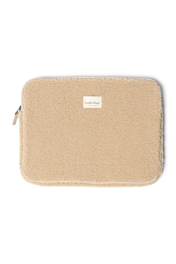 Studio Noos Teddy Laptop Hülle 15 Zoll in Beige/Ecru - Bild 1