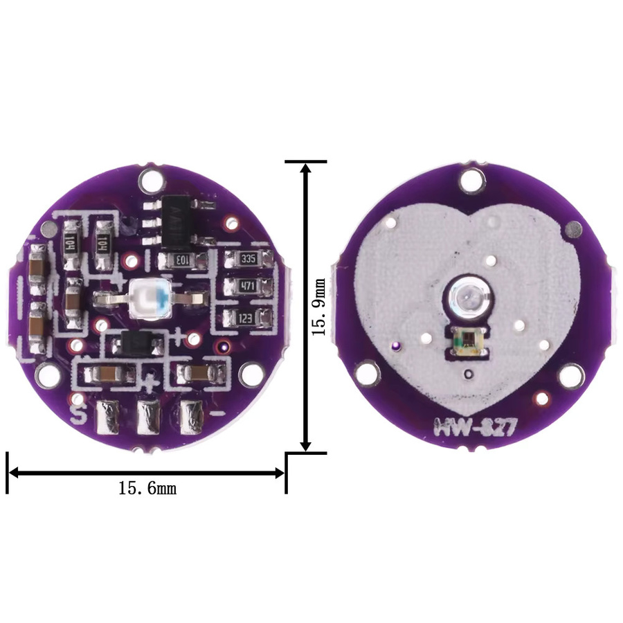Puls-Herzfrequenz-Sensormodul DC 3,3 V 5 V für Arduino inklusive DIY-Kit zur Bluetooth-Entwicklung - Bild 3