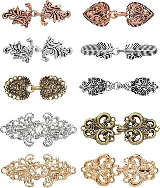 JAY HOME Brosche Vintage, Cape Umhang Clips - Bild 1