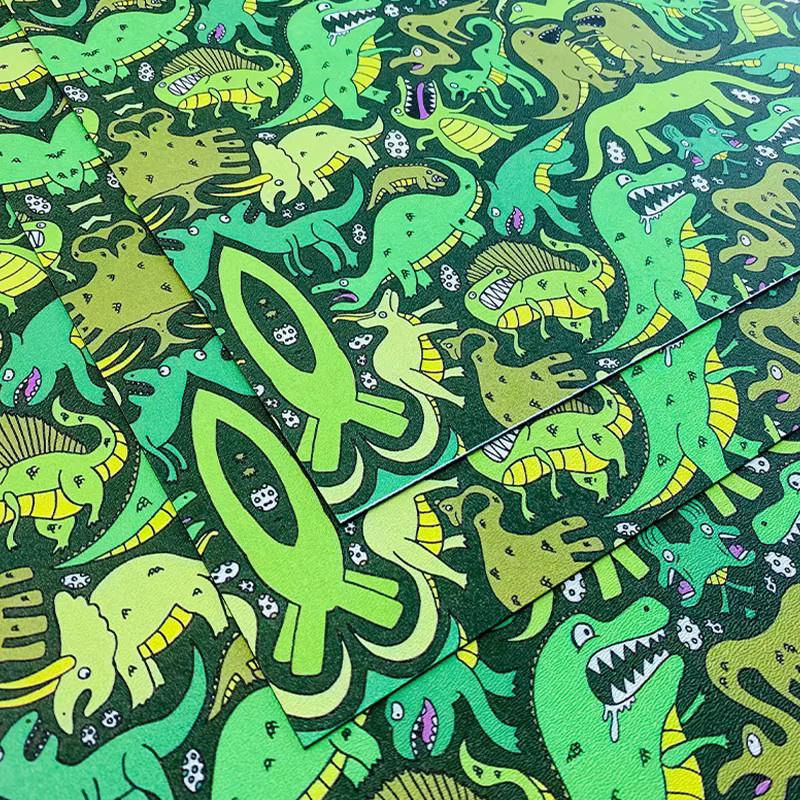 KYDEX Thermoplastisches Blatt in Cartoon-Dinosaurier-Stil für DIY-Herstellung von Holstern und Messerscheiden, Mehrfarbig - Bild 4