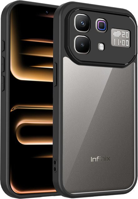 Stoßfeste transparente Silikon-Schutzhülle für Infinix Note 60 Pro G mit Anti-Drop-Ecken und mattem Hartschalen-Design - Bild 1
