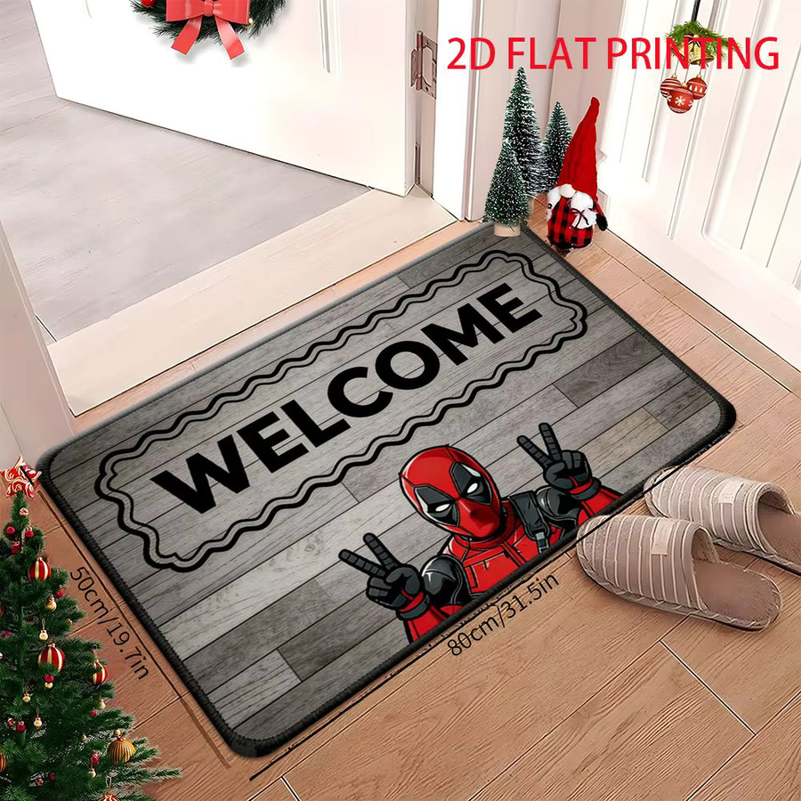 Beast Kingdom Marvel Deadpool Fußmatte aus Polyester, Mehrfarbig, B/T: 60 x 60 cm - Bild 6