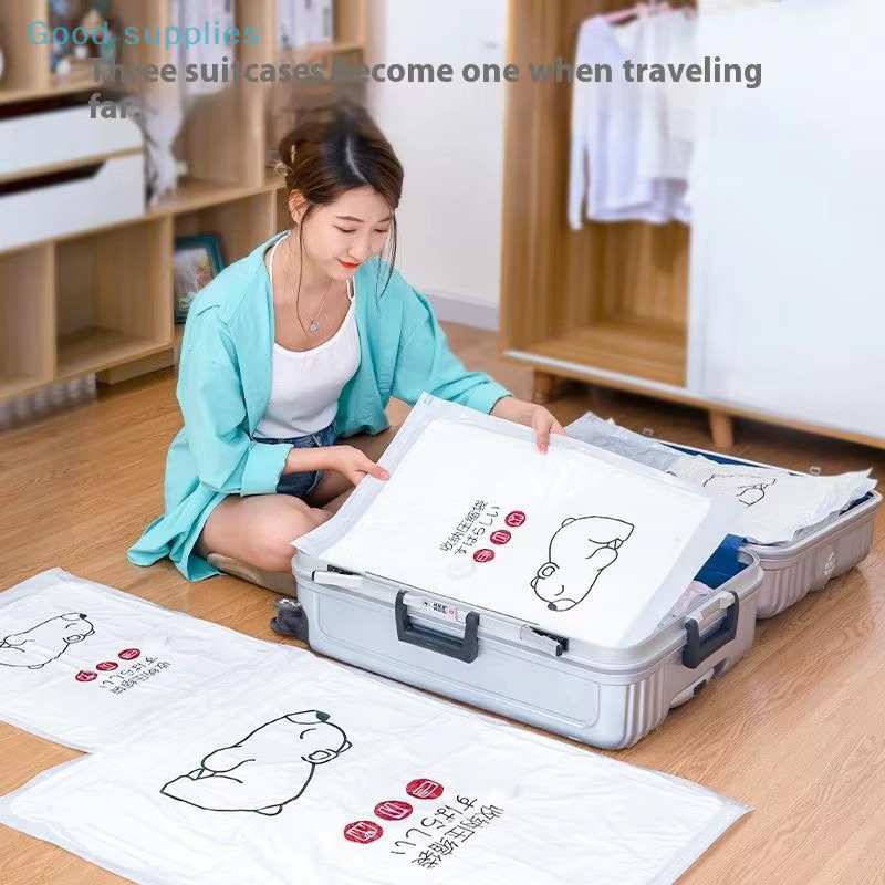 Thiened Vakuumbeutel zur Luftentfernung für Kleidung und Quilts zur platzsparenden Lagerung - Bild 3