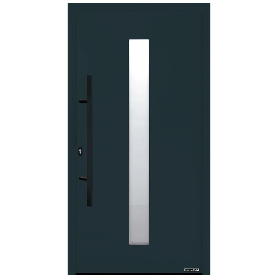 Hörmann Haustür Thermo65 Motiv 610S mit Glaseinsatz Anthrazitgrau B: 110 cm, H: 210 cm, DIN Links - Bild 2