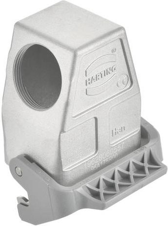HARTING Tüllengehäuse aus Kunststoff in Grau, Artikelnummer 19 62 806 0557 - Bild 1