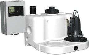Grundfos Hebeanlage Multilift MOG 09.1.2 in Weiß, 0,9 kW, 1x230 V, DN100, Anschluss 1 1/4" - Bild 1