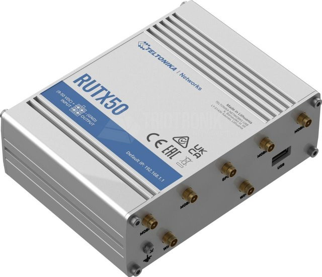 Teltonika RUTX50 5G Router mit Dual-Band Wi-Fi 5, LTE und 4-Port-Switch - Bild 2