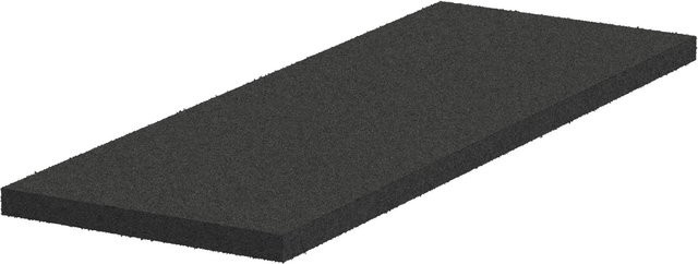 GS Terrassen Gummipad Schwarz B/T/H: 150 x 50 x 5 mm - Bild 1