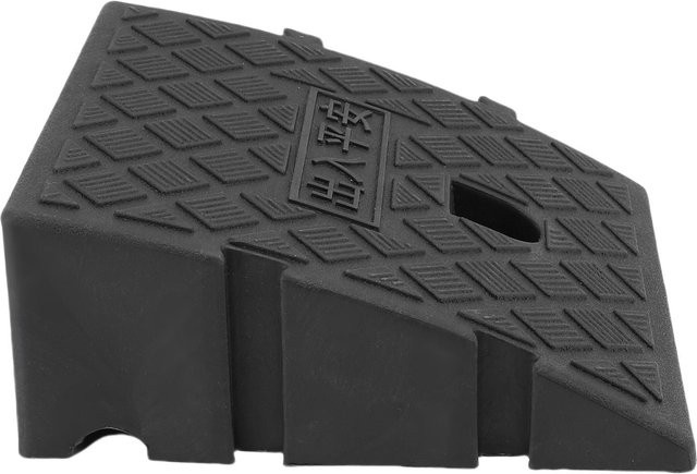 Kkmoon Bordsteinrampe aus PVC mit Seitenschnalle in Schwarz, B/T/H: 25,0 x 25,0 x 11,0 cm, Tragfähigkeit 1000 kg - Bild 1