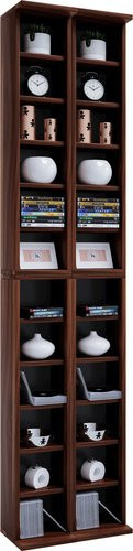 VCM Regal Almera aus Holzwerkstoff in Braun, B/T/H: 20 x 42 x 180 cm - Bild 1