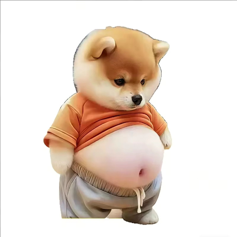 bilibili Shiba-Hund Welpe, kreatives Dekompressionsspielzeug, mit Musik - Bild 2