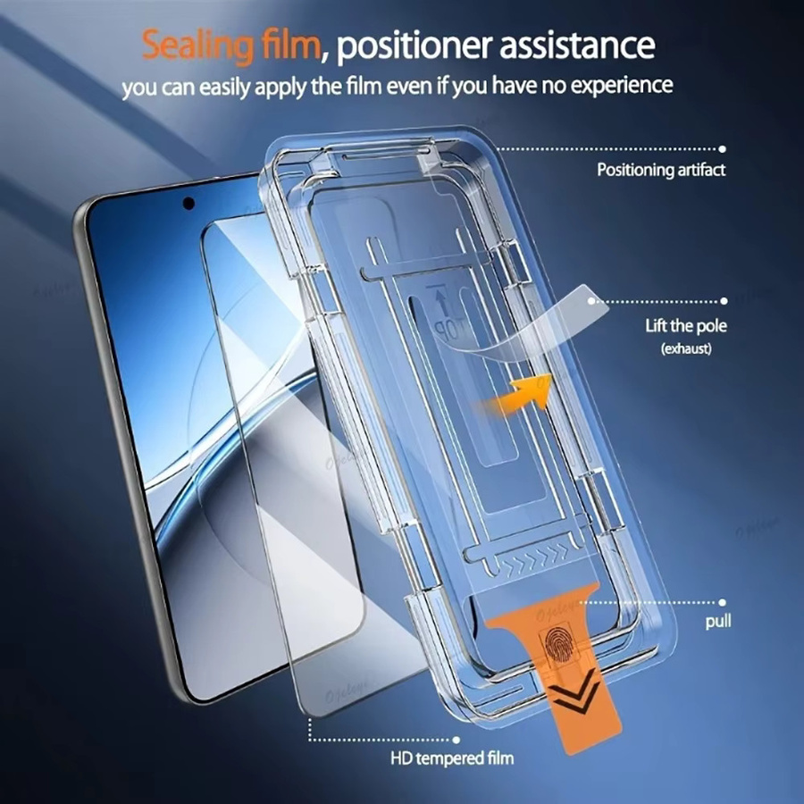 Staubfreie Displayschutzfolie aus gehärtetem Glas für Xiaomi Poco X8 Pro Max F8 Ultra X7 Pro X6 F7 F6 F5 M7 M6 X5 X4 X3 in Transparent - Bild 4