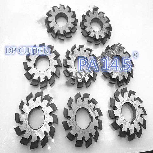 DP British Scheibenzahnradfräser Set 14,5 Grad Farbe Silber, Set Nr. 1-8 - Bild 1