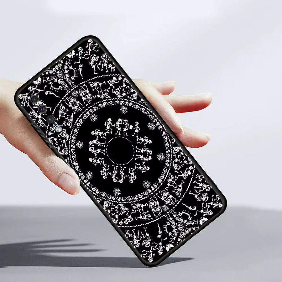 Skeleton Schädel Handyhülle aus weichem TPU für Samsung Galaxy A56 A36 A26 A16 A34 A24 A42 A22 A20 A12 A40 A30 A10 5G - Bild 4