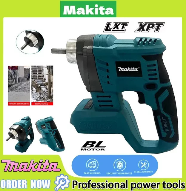 Makita Bürstenloser elektrischer Betonrüttler für 20V-Batterie in Petrol - Bild 1