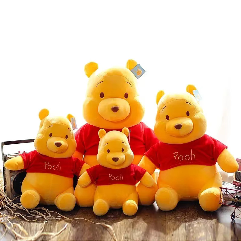 Bandai Winnie Puuh Disney Pooh Bär, Plüschtiere, Gelb - Bild 4