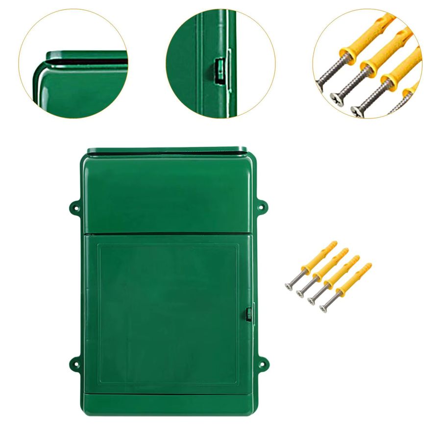 Kesoto Wandmontierter Briefkasten und Vorschlagskasten, B/H/T: 34,5 x 26 x 7 cm - Bild 5