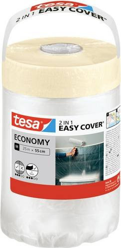 tesa Easy Cover Abdeckfolie transparent, Breite: 55 cm, Länge: 25 m - Bild 1
