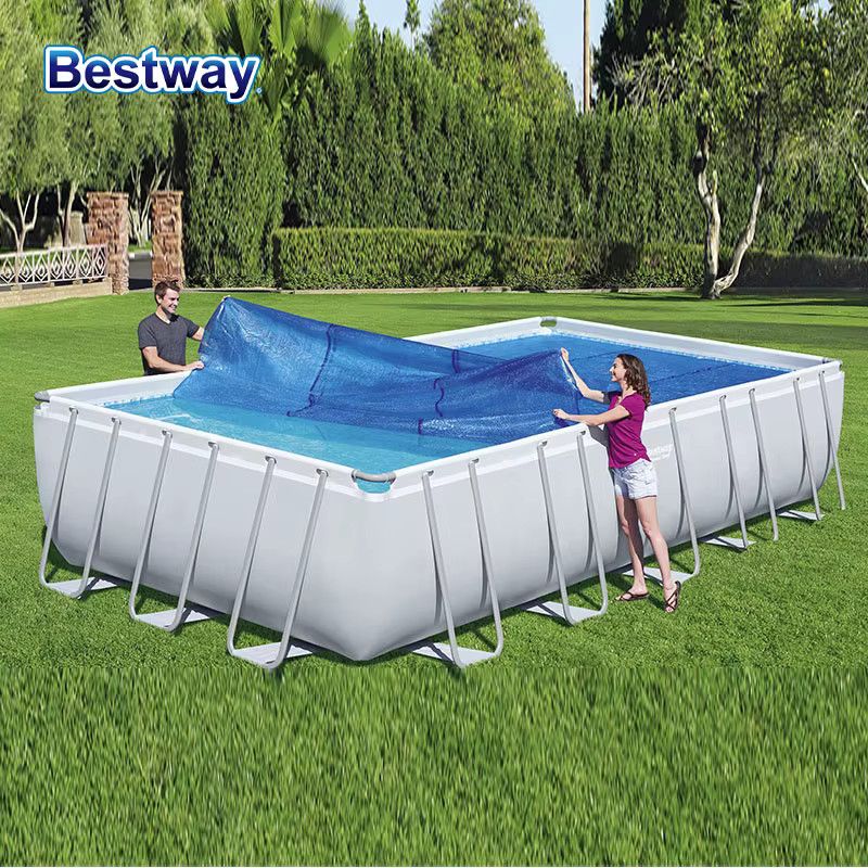 Bestway Pool-Solarfolie 58228 Wärmeplane für Rahmenpools B/T: 732 x 366 cm - Bild 1