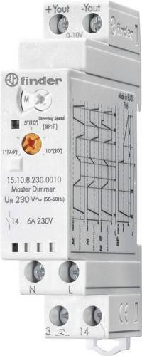 Finder Elektronischer Dimmer für Hutschiene 15.10.8.230.0010 mit 230 V Betriebsspannung - Bild 1