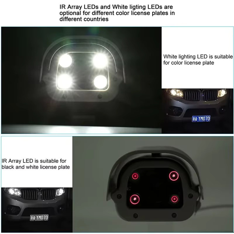 Anja Core LPR ANPR Überwachungskamera mit Kennzeichenerkennung, 2MP Full HD, 2,8-12mm Objektiv, PoE, ONVIF, Outdoor wasserdicht, Farbe: Weiß - Bild 2