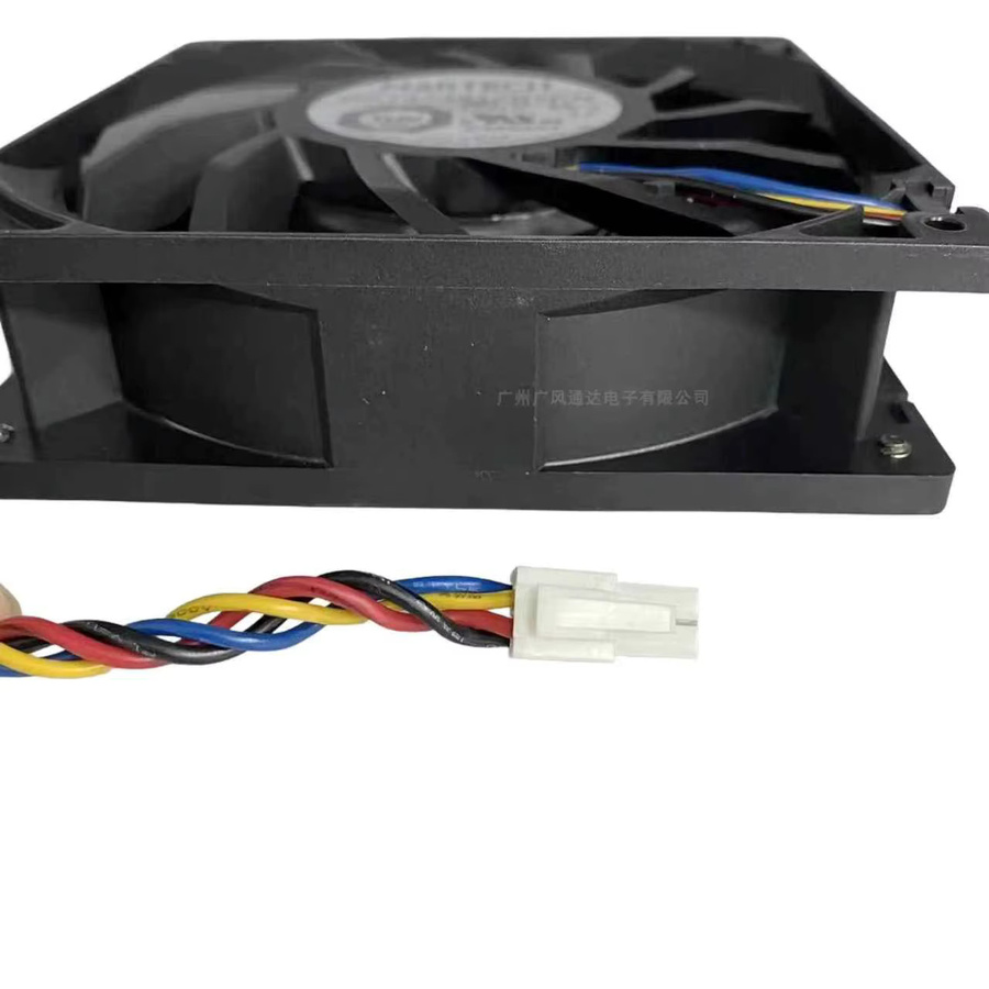 MARTECH Hochgeschwindigkeits-Industriekühlventilator DF1403812B2FN für Avalon Server, Schwarz, B/T/H: 14 x 14 x 3,8 cm, 12V 5A - Bild 4