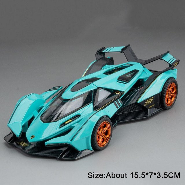 Linyi toy car Lambor Countach Lp500S V12 Modellauto, 1:32, mit Licht und Sound, ab 14 Jahren - Bild 1