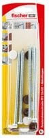 Fischer Fensterrahmenschraube FFS Torx in Silber, verzinkt, Durchmesser: 7,5 mm, Länge: 132 mm - Bild 1