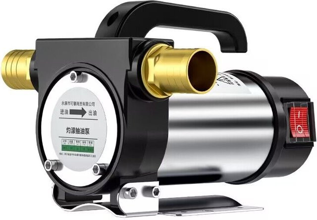 Elektrische Ölbrunnenwasserpumpe mit 580 W und 50 l/min Förderleistung für Diesel, Kerosin und Kraftstoff - Bild 1