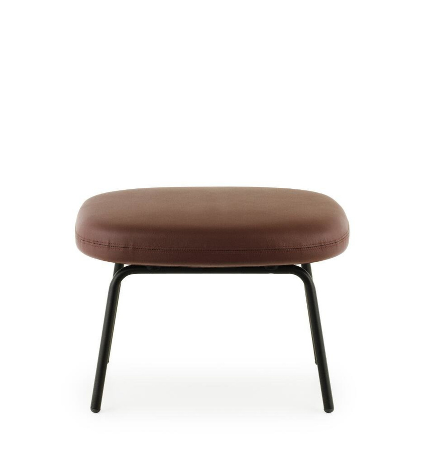 Normann Copenhagen Era Hocker aus Leder mit braunem Stahlgestell - Bild 2