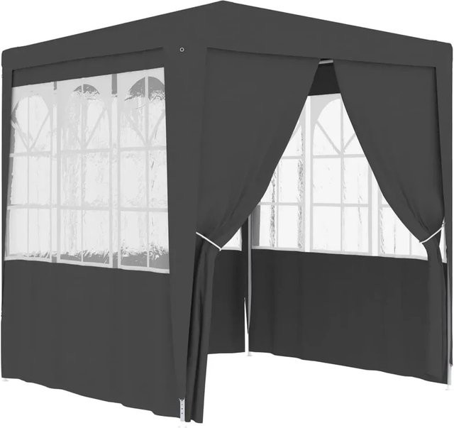 vidaXL Profi-Partyzelt mit Seitenwänden Anthrazit B x T: 2 x 2 m - Bild 1
