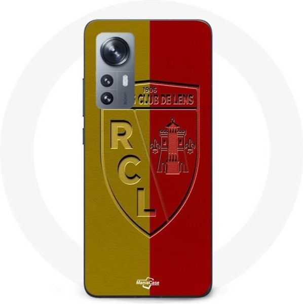 Maniacase Schutzhülle für Xiaomi 12 5G mit RCL LENS Logo in Gelb und Rot - Bild 1
