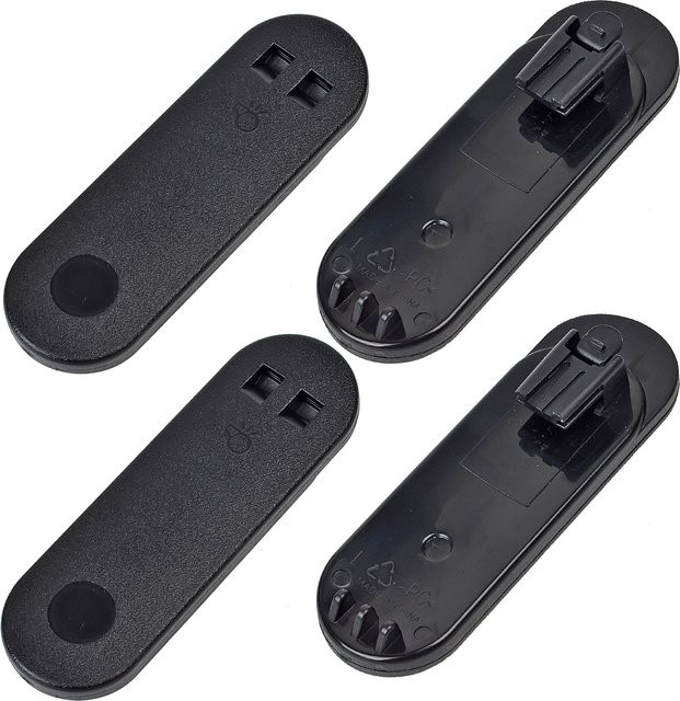 Motorola PMLN7240AR Radio-Pfeifen-Gürtelclip in Schwarz für Talkabout T400 T460 T461 T465 T480 T500 T600 T605 Handradios (4 Stück) - Bild 1